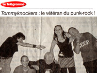 Tommyknockers - Télégramme de Brest - 25 juin 2008
